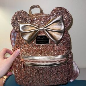 Rose gold Disney Loungefly